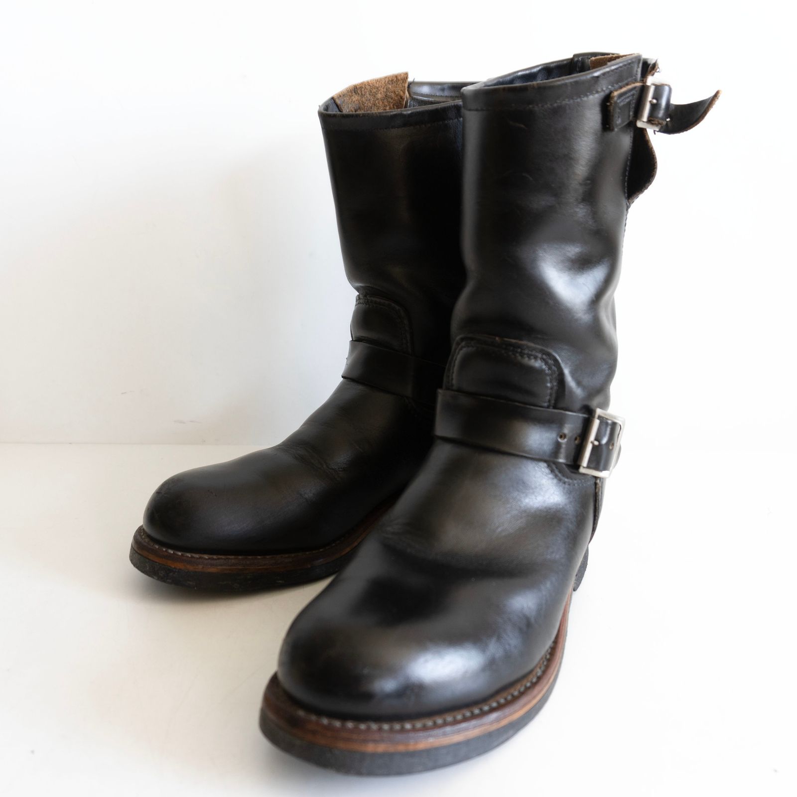 【PT91】REDWING【2268/エンジニアブーツ】US7 ブラック レッドウィング USA製 s2608015