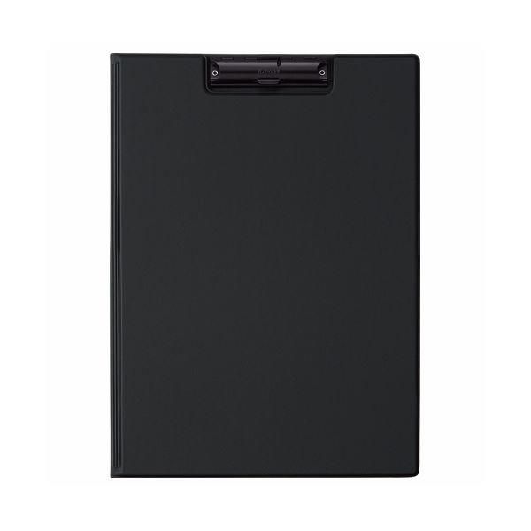 ds-(まとめ) ライオン事務器 クリップホルダーA4タテ ブラック No.300E 1枚 〔×10セット〕
