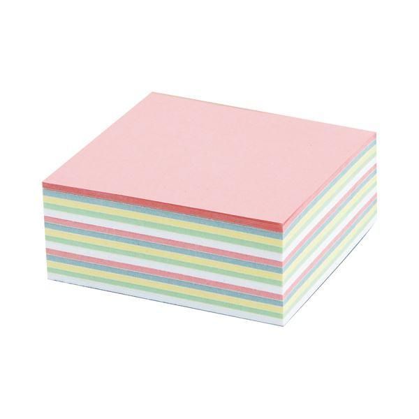 ds-(まとめ) プロモスティックジャパン どこからでもふせん 75×75mm 混色5色 TAF-09-007 1冊 〔×10セット〕