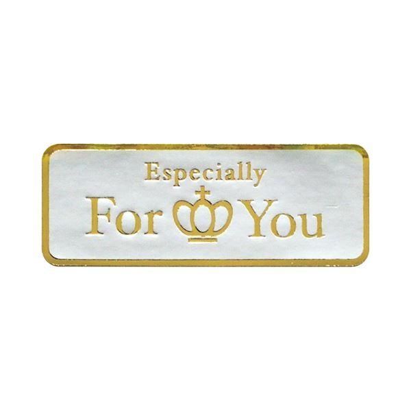 ds-(まとめ) タカ印 アドテープ For You 王冠 タテ15×ヨコ40mm 21-90 1巻(500片) 〔×10セット〕