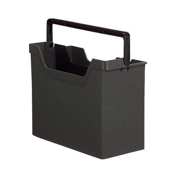 ds-(まとめ) コクヨ ファイルボックス-RP A4ダークグレー フ-RP980DM 1個 〔×10セット〕