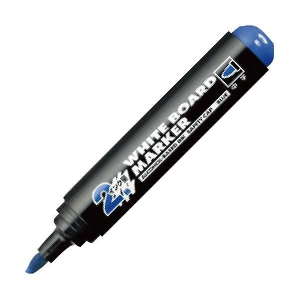 ds-(まとめ) コクヨホワイトボード用マーカー（中字・ロング筆記タイプ） 青 PM-BL102B 1セット（10本） 〔×10セット〕