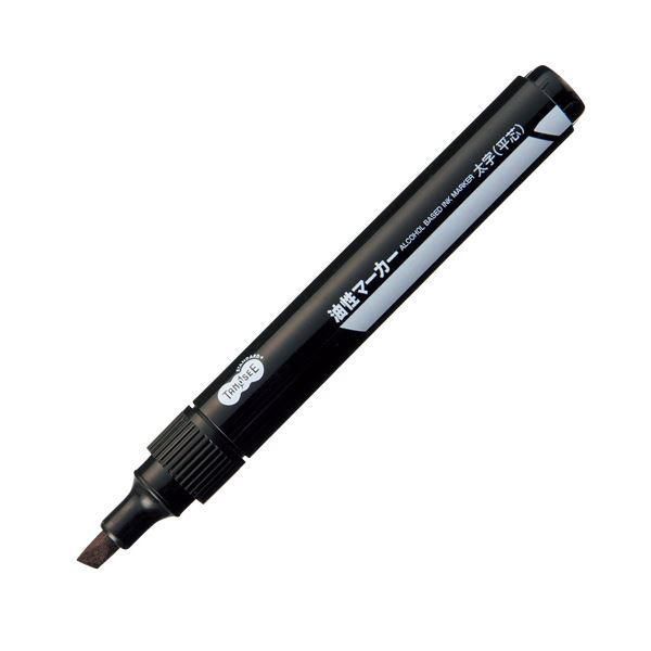 ds-(まとめ) TANOSEE キャップ式油性マーカー シングル 太字 黒 1セット（50本） 〔×10セット〕 27,570円