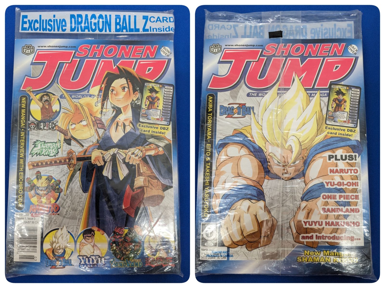 未開封レア 週刊少年ジャンプ 北米版 2003年3月 SHONEN JUMP 英語版