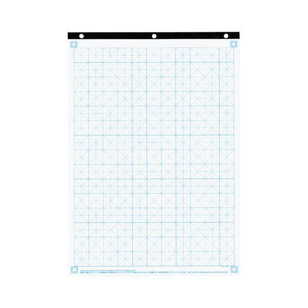 ds-(まとめ) コクヨ フリップチャート交換用セクションパッド A1 レ-C1W 1冊 〔×5セット〕