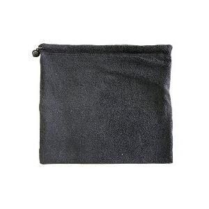 ds-吸湿発熱 ネックウォーマー 〔ブラック×10枚セット〕 約28cm×28cm ポリエステル HN300 〔防寒用品 寒さ対策〕