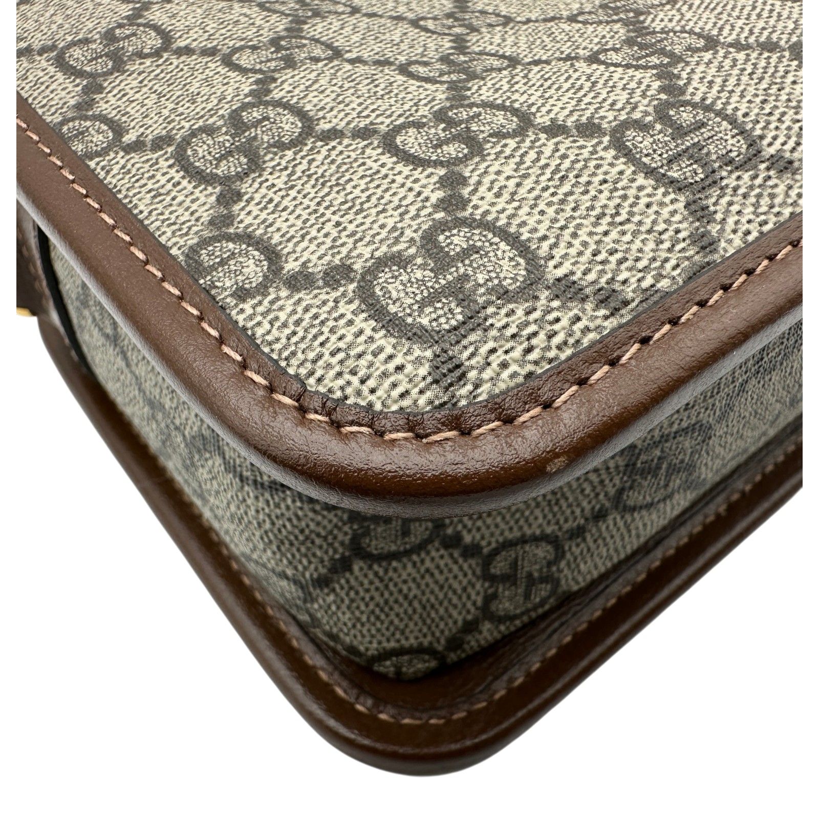 グッチ GUCCI インターロッキングG ミニショルダーバッグ 658572 ベージュ GGスプリームキャンバス/レザー レディース ショルダーバッグ