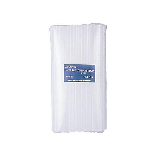 ds-(まとめ）白光 ホットメルト接着剤 1kg 乳白色811 1個〔×3セット〕