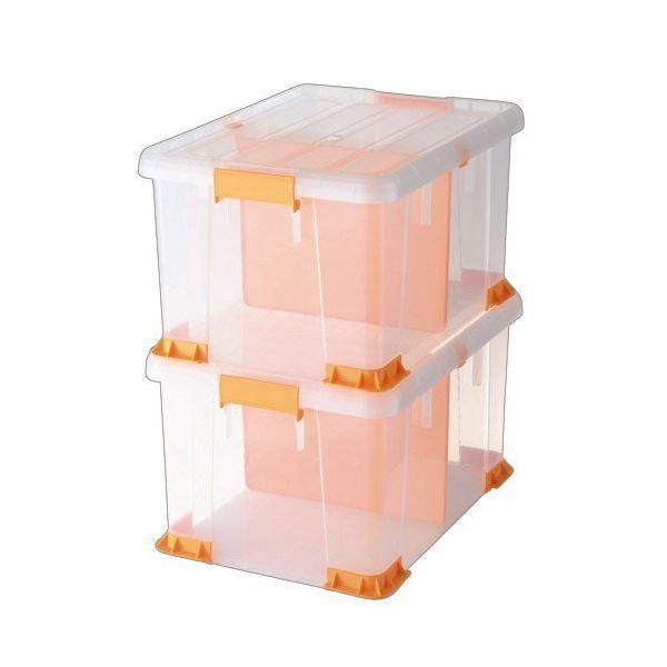 ds-(まとめ）サンカ 書類保管用ケース L TCP-53-30CL2P 1セット(2個)〔×3セット〕 21,485円