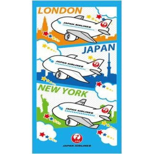 【新品・5営業日で発送】丸眞 JAL 日本航空 ワールドトラベル ウォッシュ／フェイス／バスタオル (310404200)【入数:5】