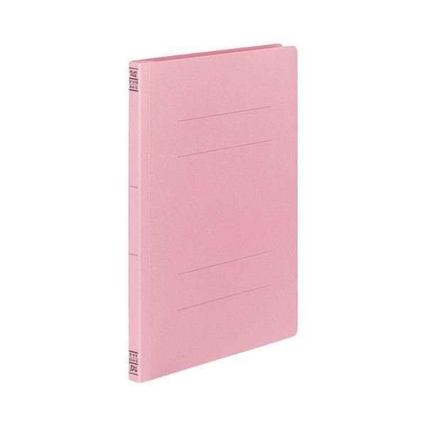 ds-(まとめ）コクヨフラットファイルV(樹脂製とじ具) A4タテ 150枚収容 背幅18mm ピンク フ-V10P1セット(100冊:10冊×10パック)〔×3セット〕