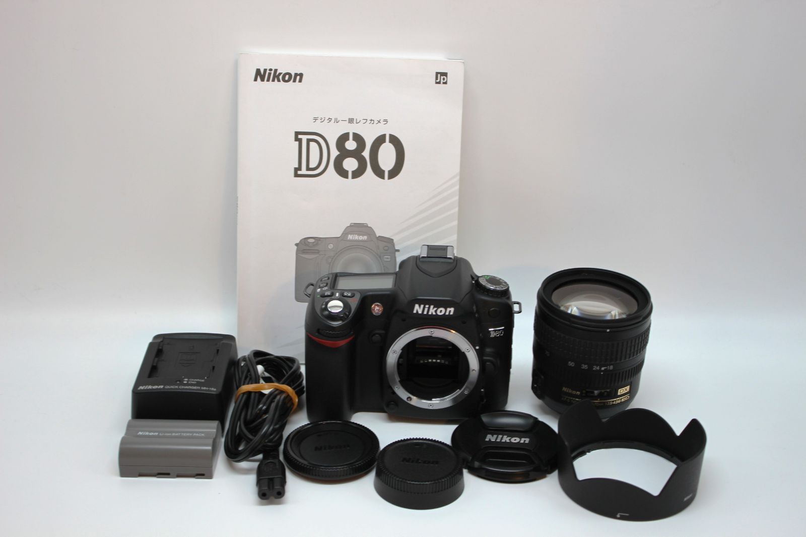 ショット数わずか3227回！■ほぼ新品■ Nikon D80 AF-S DX 18-70G レンズキット ＊27312 18,318円