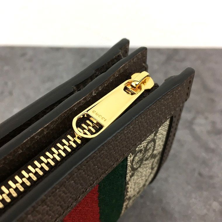 未使用品 GUCCI コンパクトウォレット 813296 オフィディア GGスプリーム 箱付き 607 未使用品 GUCCI コンパクトウォレット 813296 オフィディア GGスプリーム 箱付き 607