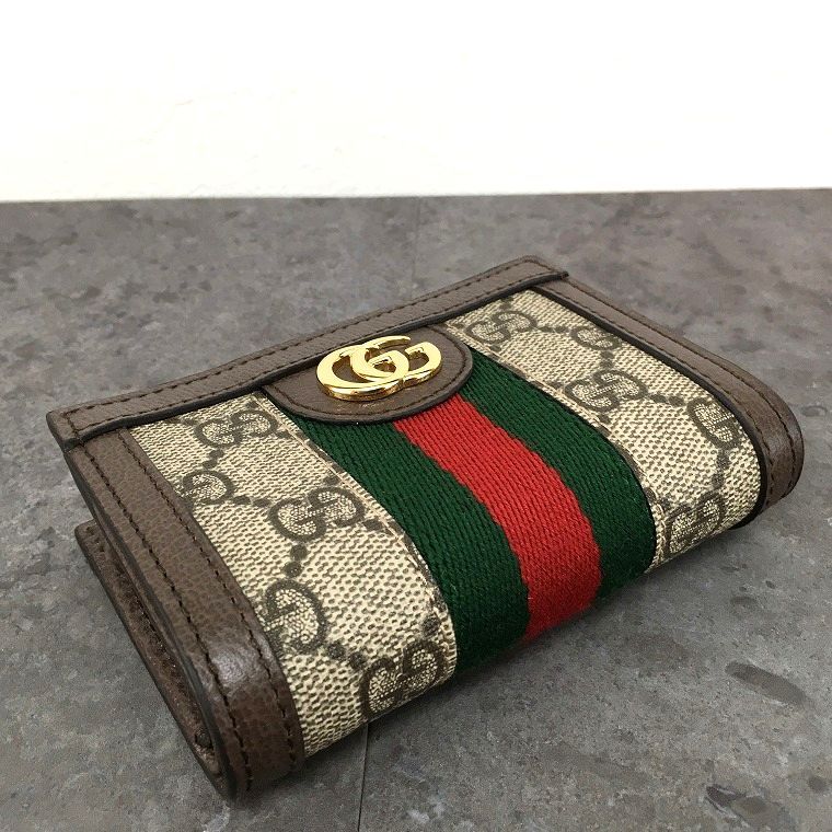 未使用品 GUCCI コンパクトウォレット 813296 オフィディア GGスプリーム 箱付き 607 未使用品 GUCCI コンパクトウォレット 813296 オフィディア GGスプリーム 箱付き 607