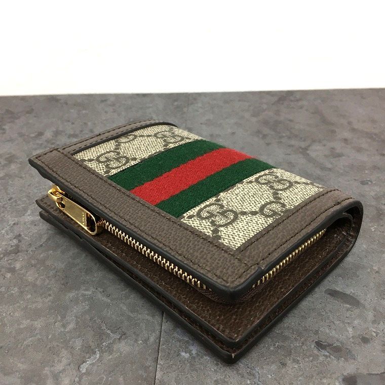未使用品 GUCCI コンパクトウォレット 813296 オフィディア GGスプリーム 箱付き 607 未使用品 GUCCI コンパクトウォレット 813296 オフィディア GGスプリーム 箱付き 607