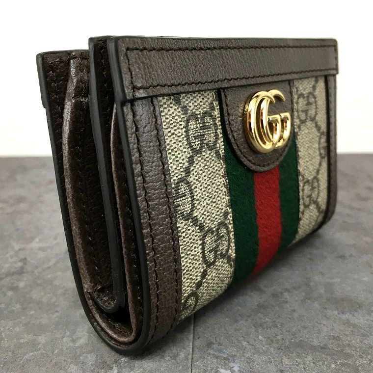 未使用品 GUCCI コンパクトウォレット 813296 オフィディア GGスプリーム 箱付き 607 未使用品 GUCCI コンパクトウォレット 813296 オフィディア GGスプリーム 箱付き 607