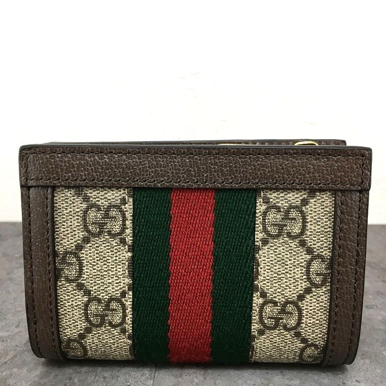未使用品 GUCCI コンパクトウォレット 813296 オフィディア GGスプリーム 箱付き 607 未使用品 GUCCI コンパクトウォレット 813296 オフィディア GGスプリーム 箱付き 607