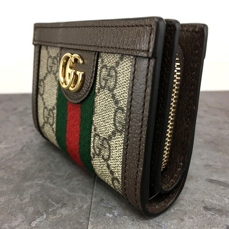 未使用品 GUCCI コンパクトウォレット 813296 オフィディア GGスプリーム 箱付き 607 未使用品 GUCCI コンパクトウォレット 813296 オフィディア GGスプリーム 箱付き 607