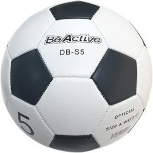 ds-サッカーボール 〔5号 ホワイト×5黒 亀甲 8個セット〕 直径約22cm 重さ420g 合皮/合成皮革 〔スポーツ用品 運動用品〕
