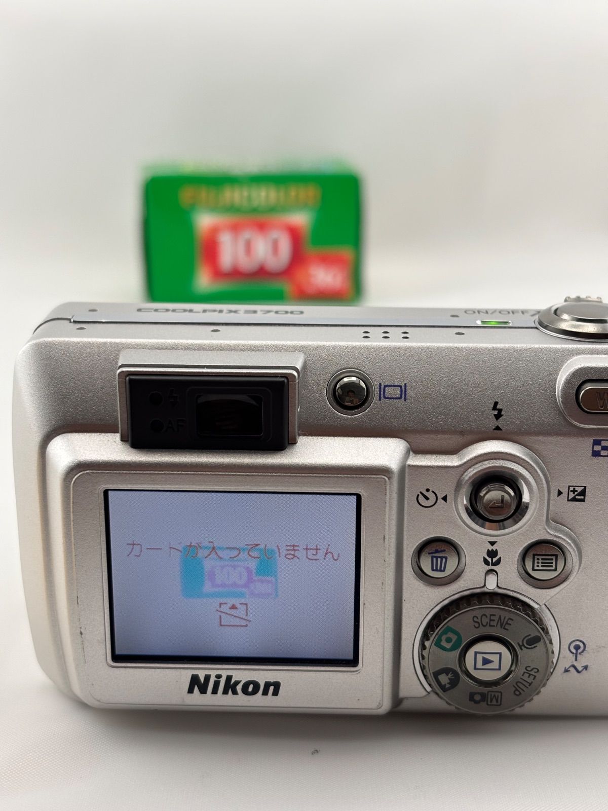 2217【美品、動作確認済み】 Nikon COOLPIX 3700 シルバー ニコン