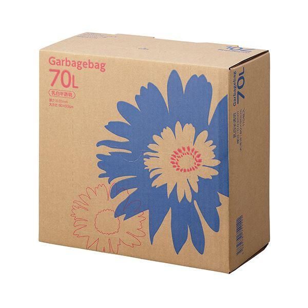 ds-TANOSEE ゴミ袋 コンパクト乳白半透明 70L BOXタイプ 1セット（440枚：110枚×4箱）