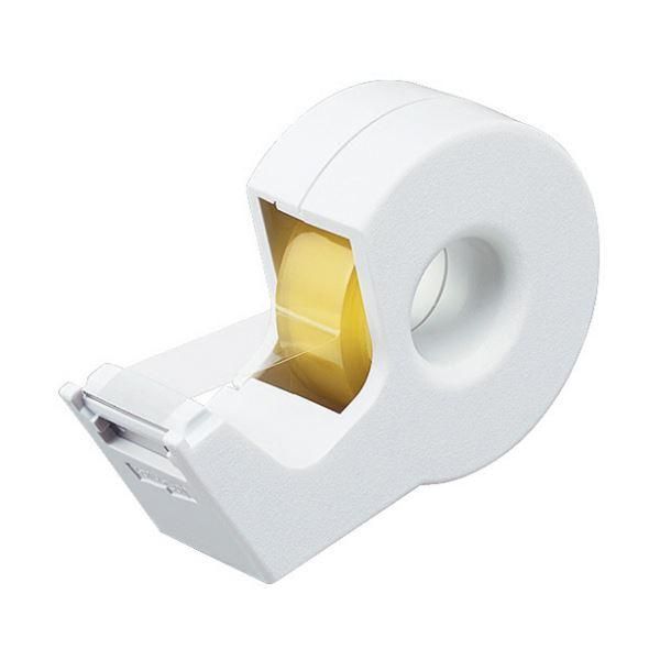 ds-コクヨ テープカッターカルカット（ハンディタイプ）小巻 15mm×10m ホワイト T-SM300NW 1セット（10個）