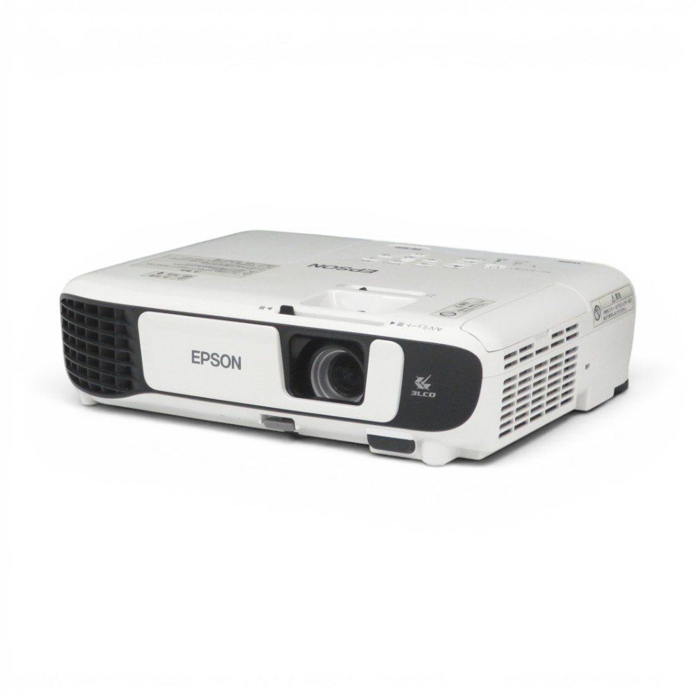【中古】EPSON EB-W41 液晶プロジェクター ホワイト ビジネスプロジェクター データプロジェクター ホームプロジェクター WXGAモデル 中古オフィス家具 EG22237