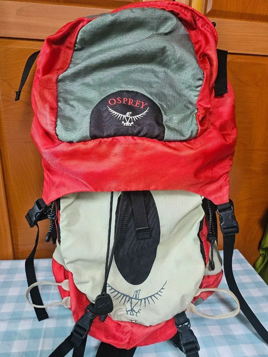 オスプレイ(OSPREY) アトス50 リュック レッド/グレー
