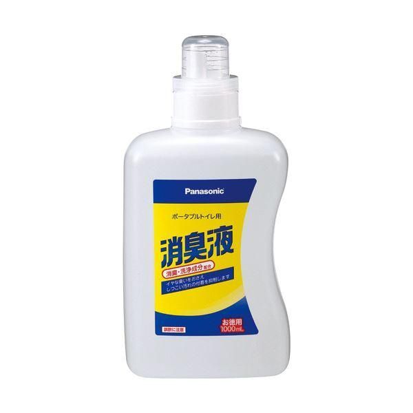 ds-パナソニック エイジフリーポータブルトイレ用消臭液 無色タイプ 1000ml/本 VALTBL1LM 1セット（6本）