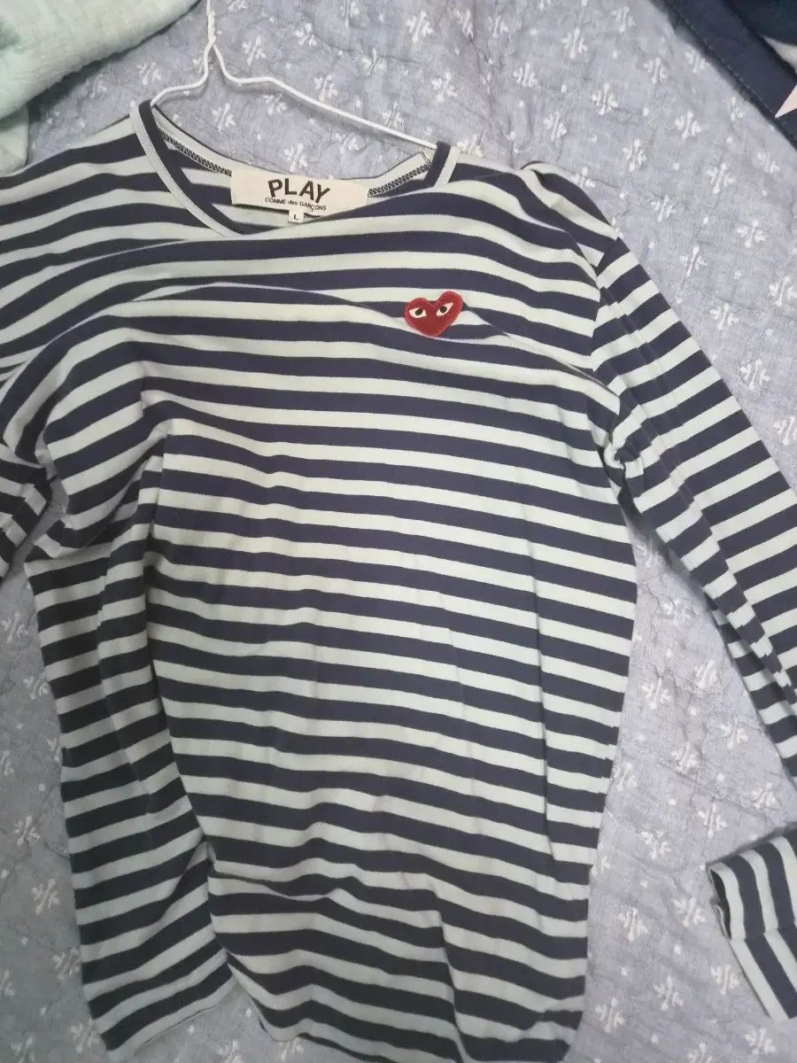 コム・デ・ギャルソン PLAY ストライプ 長袖Tシャツ