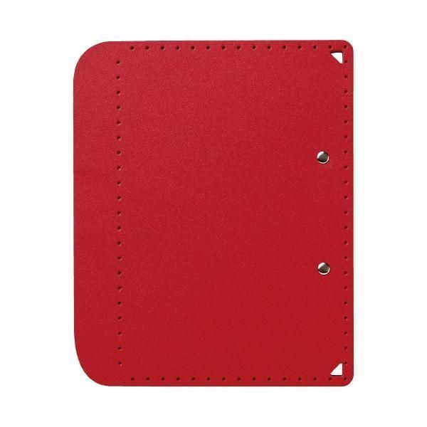 ds-（まとめ）プラス おりたためるA4クリップボード+ レッド（×20セット） 8,883円