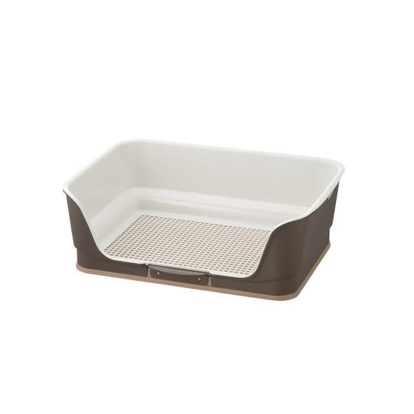 ds-（まとめ）お掃除簡単ステップ壁付トイレ レギュラー ダークブラウン (ペット用品) (×2セット） 7,152円