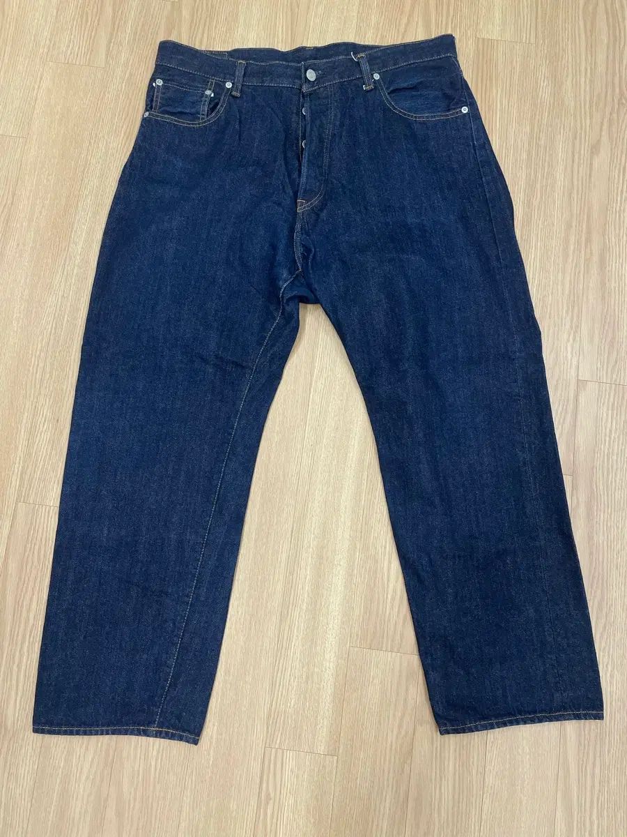 ORDINARY FITS(オーディナリーフィッツ) ルーズアンクルデニム 34 ワンウォッシュデニム Indigo 出品 (状態良し)
