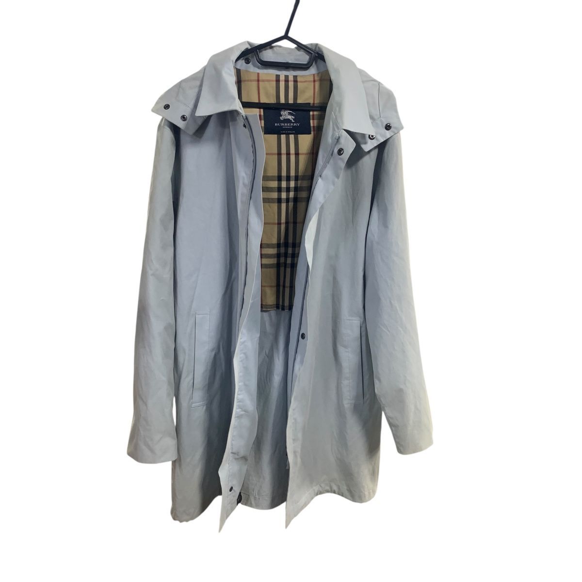 4626 BURBERRYLONDON コート 48REG 中古 バーバリーロンドン フード