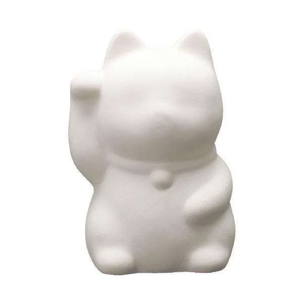 ds-（まとめ）お絵かき貯金箱 招き猫（右手上げ）〔×30セット〕