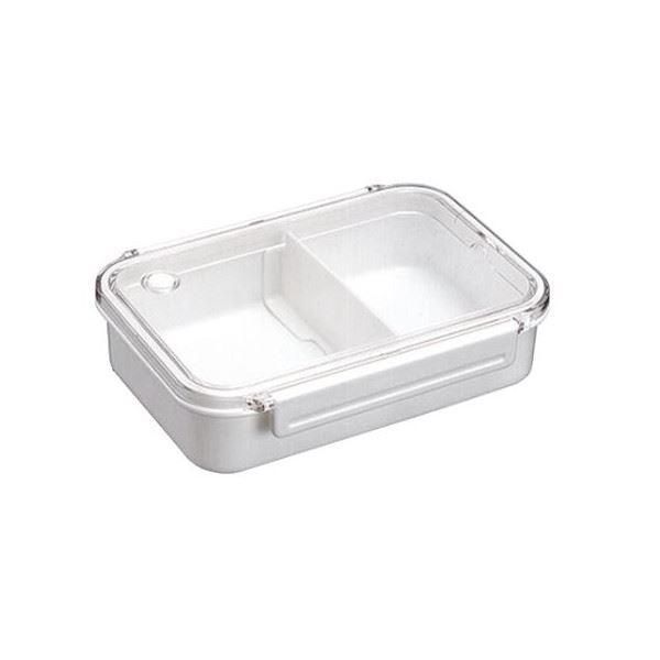 ds-ランチボックス/お弁当箱 〔幅184×奥行135×高さ50mm〕 仕切付き 電子レンジ 加熱冷凍 ポリプロピレン BPビーブ 〔40個セット〕