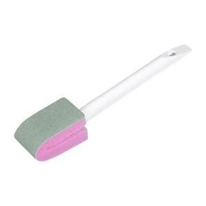 ds-トイレブラシ/トイレ掃除用品 〔60個セット〕 約幅3cm 除菌 おまかせくださいトイレ用柄付き 〔お手洗い レストルーム〕