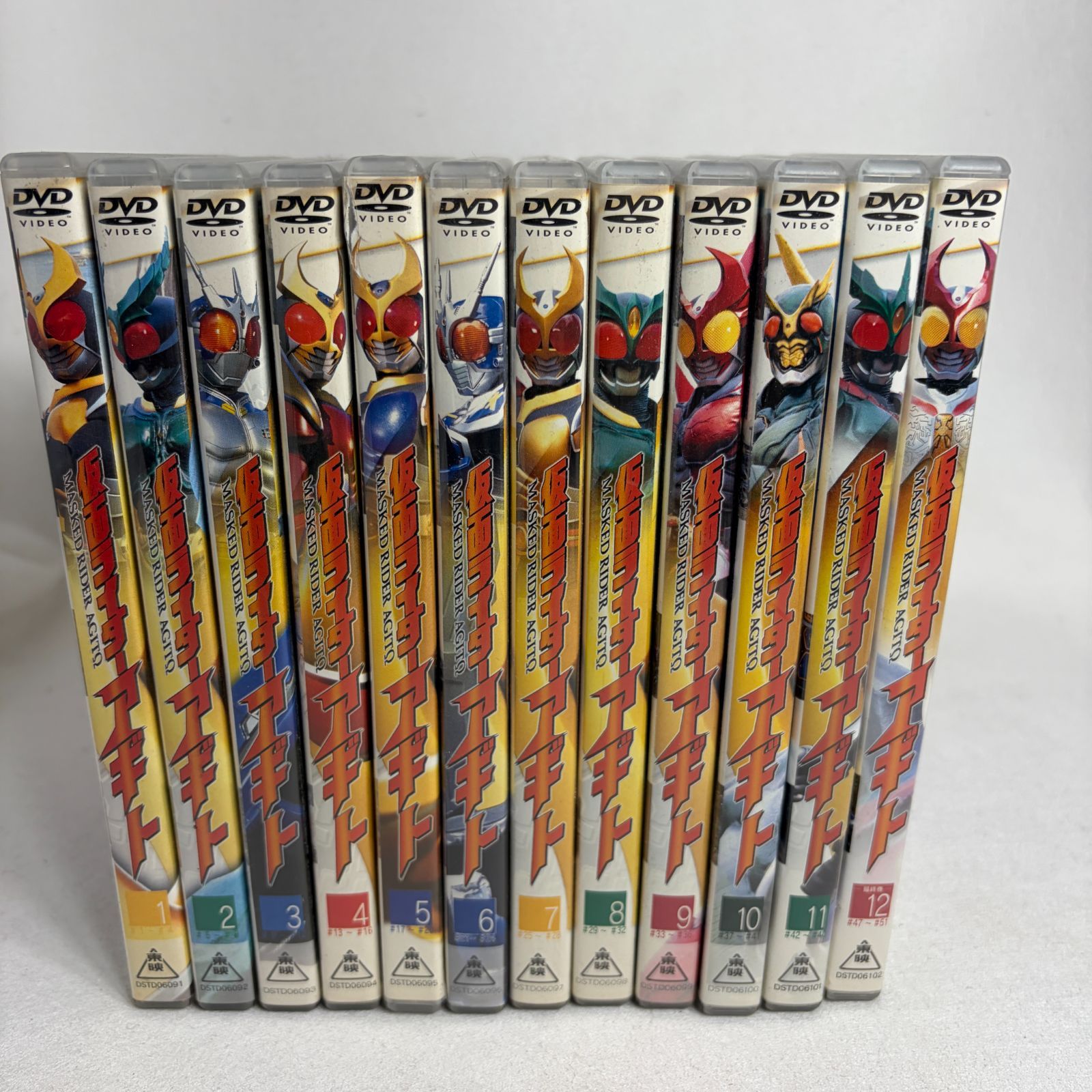 【激レア・コレクター必見】 仮面ライダーアギト DVD 全12巻セット（初回生産限定版） 14,925円