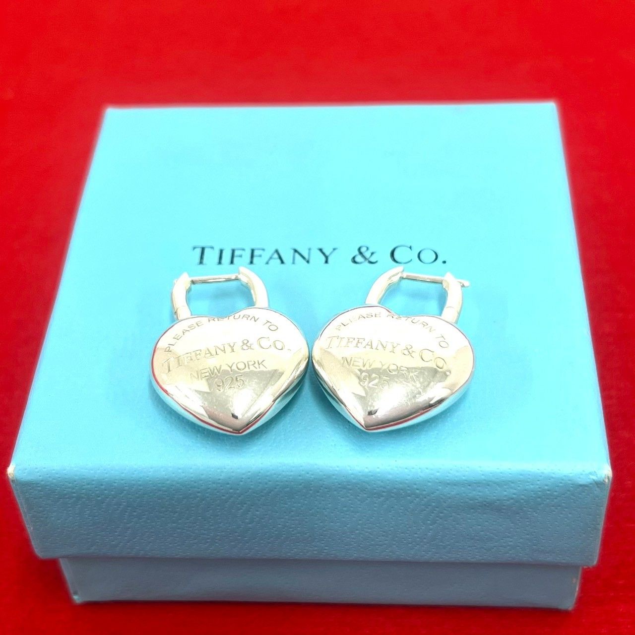 あ*❀様 Tiffany リターントゥ ハート ピアス 片耳 SV925 ティファニー TIFFANY リターントゥ ハート ピアス 幅1cm シルバー925