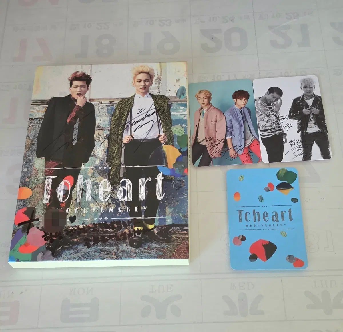 PSあり) To. Heart Delicious SHINee キー INFINITE ウヒョン(WOOHYUN) サイン入り 非売品 アルバム 出品