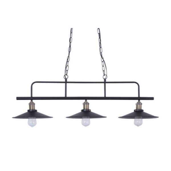 ds-ペンダントライト 照明器具 LHT-742 幅108×奥行30×高さ32cm スチール アルミ 電球付 リビング ダイニング 店舗 インテリア家具