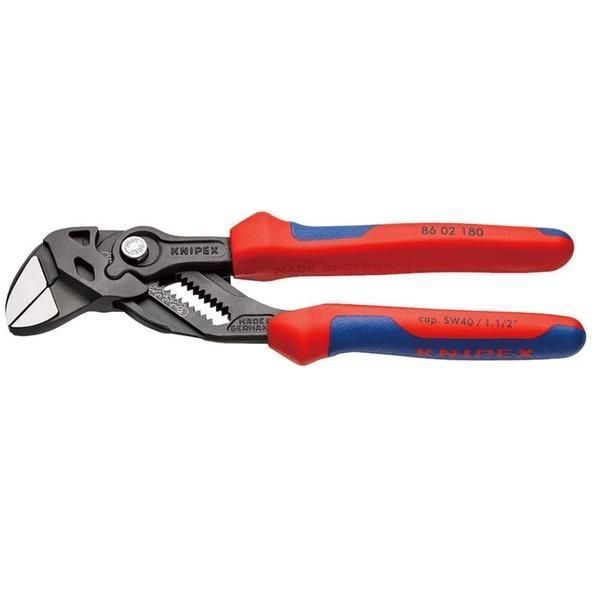 ds-KNIPEX クニペックス 8602-180SB プライヤーレンチ 工具 作業工具 ツール DIY 道具
