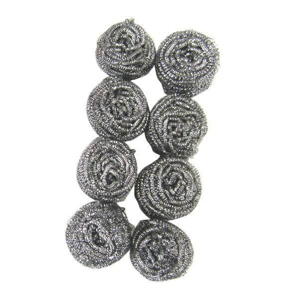 ds-(まとめ) ステンレスたわし/キッチンタワシ 〔10g 8個入〕 油汚れ 焦げ落とし キッチン用品 〔×300個セット〕 28,854円