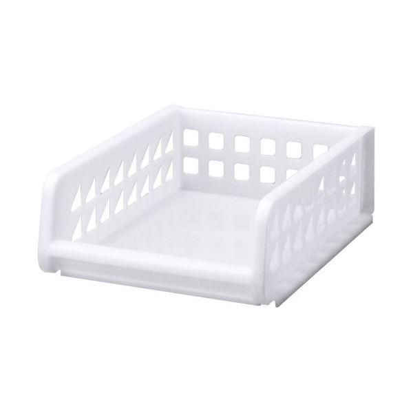 ds-(まとめ) レターケース/書類棚 〔A4 ナチュラル〕 幅29×奥行36.5×高さ12cm プレクシーラック 〔×24個セット〕