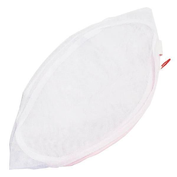 ds-(まとめ) 丸型 洗濯ネット/洗濯用品 〔大 ランジェリー用〕 ファスナーカバー付き 〔×200個セット〕