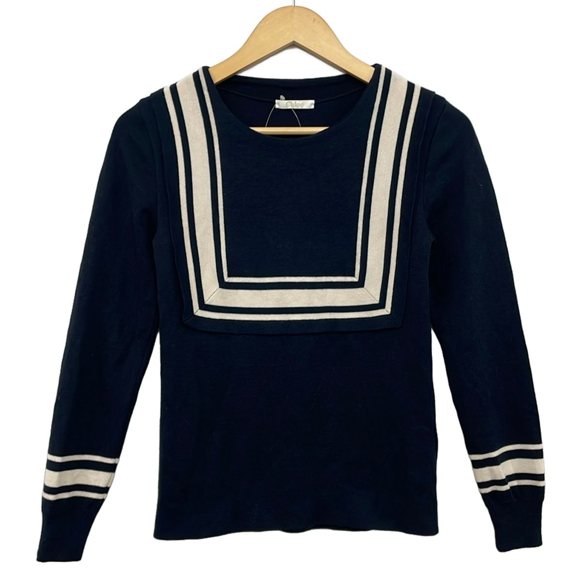 Chloe(クロエ) 長袖セーター サイズXS レディース新品同様 - ネイビー 7,840円