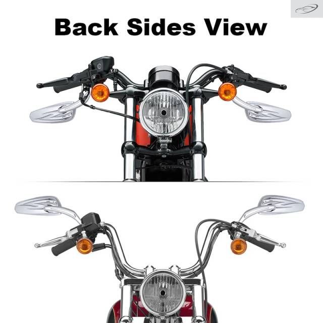 Motorcycle Rear View Side Mirrors Harley CVO Road Glide 2023 2024