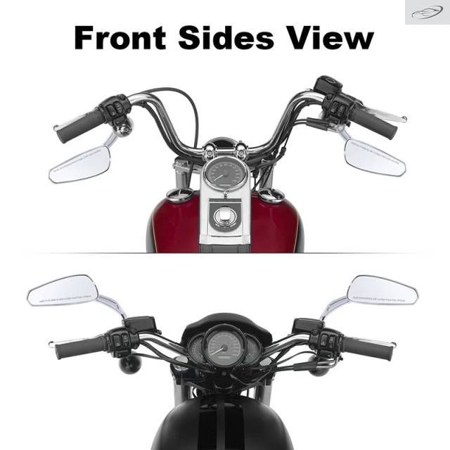 Motorcycle Rear View Side Mirrors Harley CVO Road Glide 2023 2024