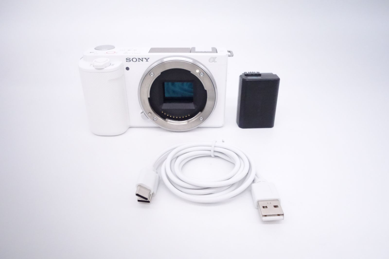 ソニー SONY Vlog用カメラ レンズ交換式VLOGCAM APS-C ミラーレス一眼カメラ ZV-E10 ボディ 【W2607056A】