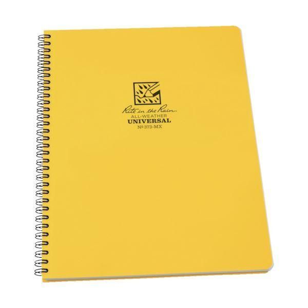ds-ライトインザレインスパイラルノートブック ユニバーサル イエロー 373-MX 1冊 〔×10セット〕 49,992円
